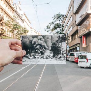 Srovnávací fotografie - Český rozhlas