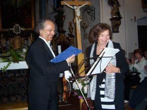 Lívia Klausová a Václv Hudeček - koncert ag. Andante v rožmitálském kostele