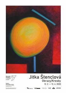 Jitka Štenclová, obrazy, kresby - plakát