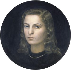Věra Nováková, Autoportrét (Ibis redibis non morieris in bello), 1950
