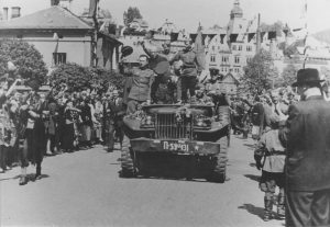 Příjezd Rudé armády do Semil, 10. 5. 1945