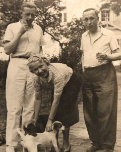 Ferdinand Peroutka, Olga Scheinpflugová a Karel Čapek na Strži