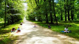 Kreslení v plenéru