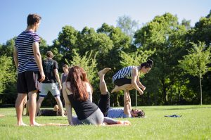 Acrojam v Borském parku