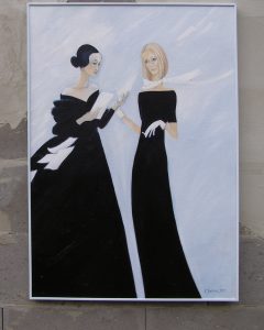 Božena a Olga, autorka obrazu Kateřina Žlebková