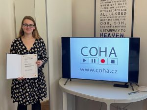 Marie Jiřičková, druhé místo v soutěži Zlatý diktafon