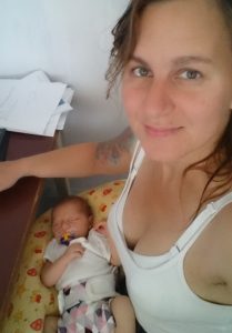 Barbora Bartecká s dcerou