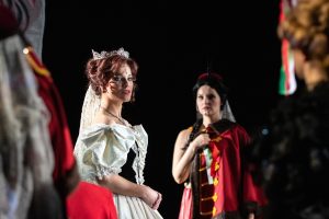 Michaela Štiková Gemrotová v inscenaci Elisabeth