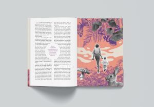 Etiketa domácí - ilustrace