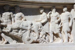 Detail antikizujícího výjevu