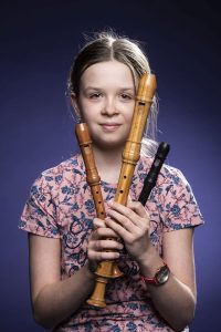 Flétnistka Klára Valentovičová