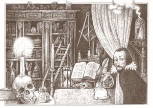 Ilustrace ke knize Lvářka