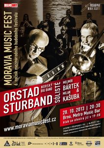 Plakáty dalších festivalových koncertů Moravia Music Fest 2013