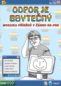Obálka první knížky povídek v žánru re-pre vydaná Spolkem krásného slova.