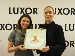 Monika Kopřivová a také kmotra knihy Taťána Gregor Brzobohatá