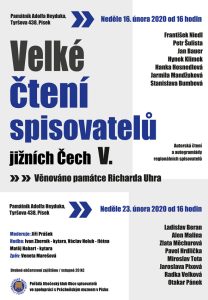 Velké čtení spisovatelů v Prácheňském muzeum v Písku