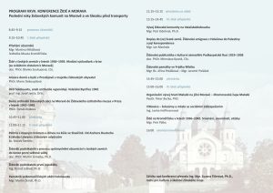 Pozvánka na konferenci