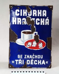 Reklamní cedule Hradecká cikorka