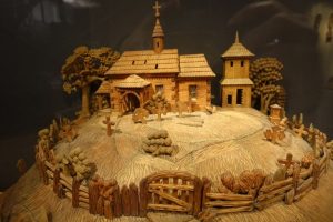 Rodinné loutkové divadlo z expozice chrudimského muzea