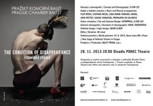 Pozvánka na dílo korejské choreografky Ji-Eun Lee "Podmínka zániku"