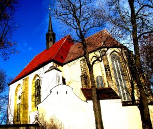Kostel sv. Kříže v Žitavě je kopií pražského kostela Na Slupi