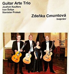 Účinkující Guitar Arte Trio a sopranistka