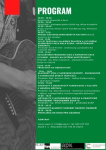 Program konference SUAP 2023