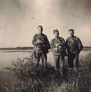 František Duka v Itálii na břehu řeky Pád