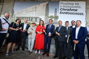 Nádraží Bubny - zahájení stavby 14. července 2025 (Centrum paměti a dialogu Bubny)