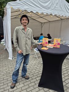 Z autorského čtení v letním kině na Střeleckém ostrově v Litoměřicích