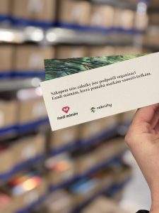 Charitativní záložka podpořila organizaci Fandi mámám.