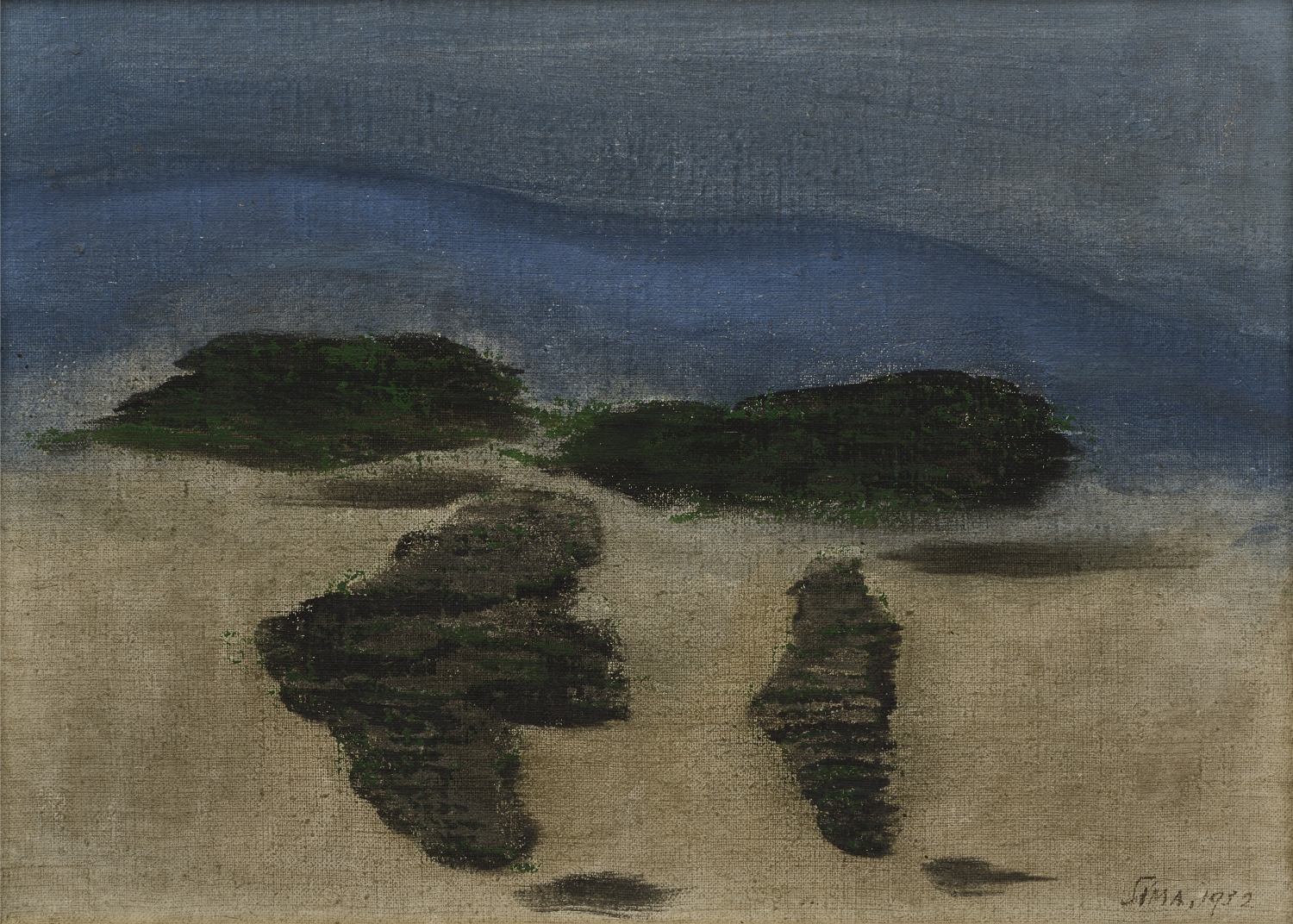 Josef Šíma: Modrá krajina, 1932