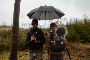 Z natáčení filmového dokumentu, vlevo Bryan Felber