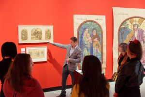 Z komentované prohlídky výstavy