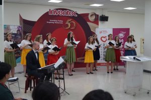 Nesoutěžní koncert Vokalionu Praha pro zaměstnance firmy Inventec, 25. 7. 2025, Tchaj-pej