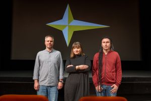 Petr Janda, Anna Stránská, Jaromír Orel. Kino Hvězda