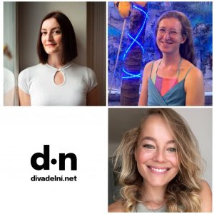 Zakladatelky divadelniho.netu – Petra Janák Zachatá, Kateřina Kykalová a Anežka Pondělíčková