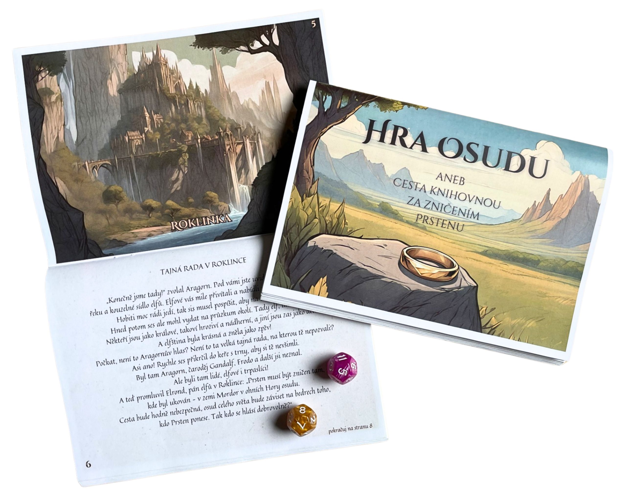 Prozkoumejte světy plné dobrodružství a magie v Kraji her – papírová verze hry Hra osudu