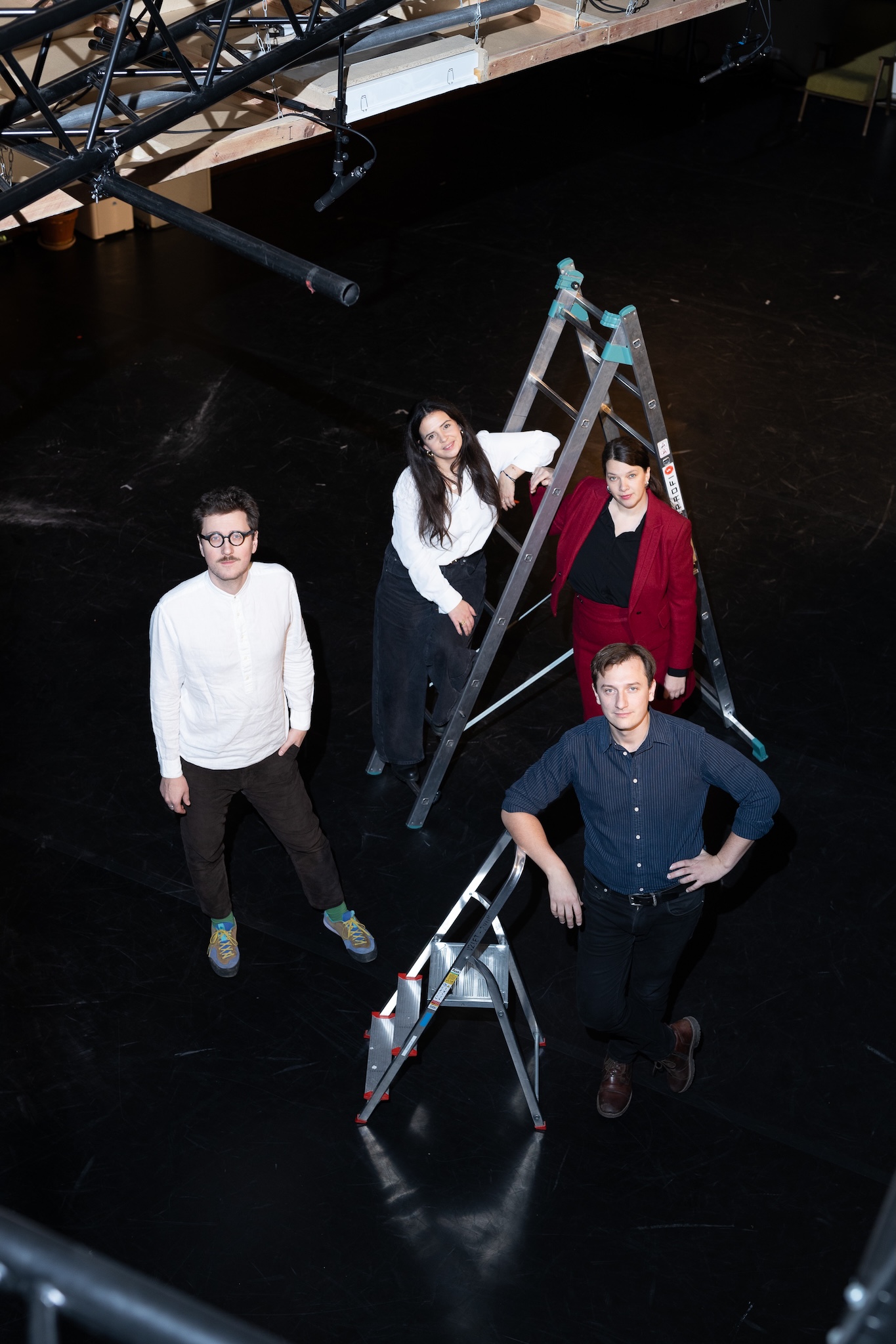 zleva Petr Erbes, Emílie Formanová, Anna Klimešová a Boris Jedinák