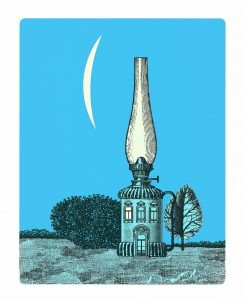 Václav Johanus, Samota, grafika