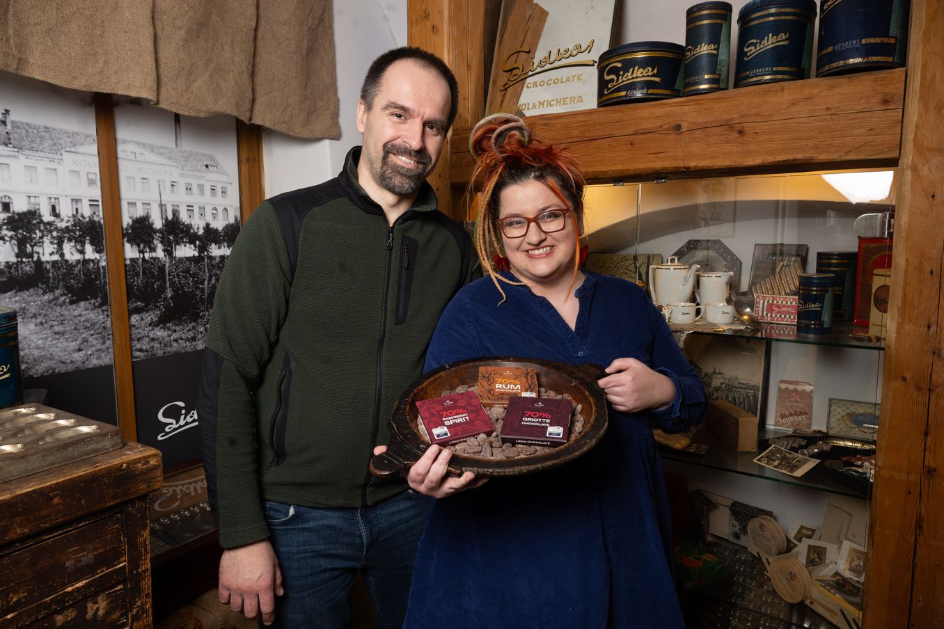 Manželé Pavel a Lada Bartošovi provozují Muzeum čokolády a řemeslnou čokoládovnu už deset let.
