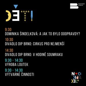 Vizuál k Noci divadel v Beskydském divadle NJ