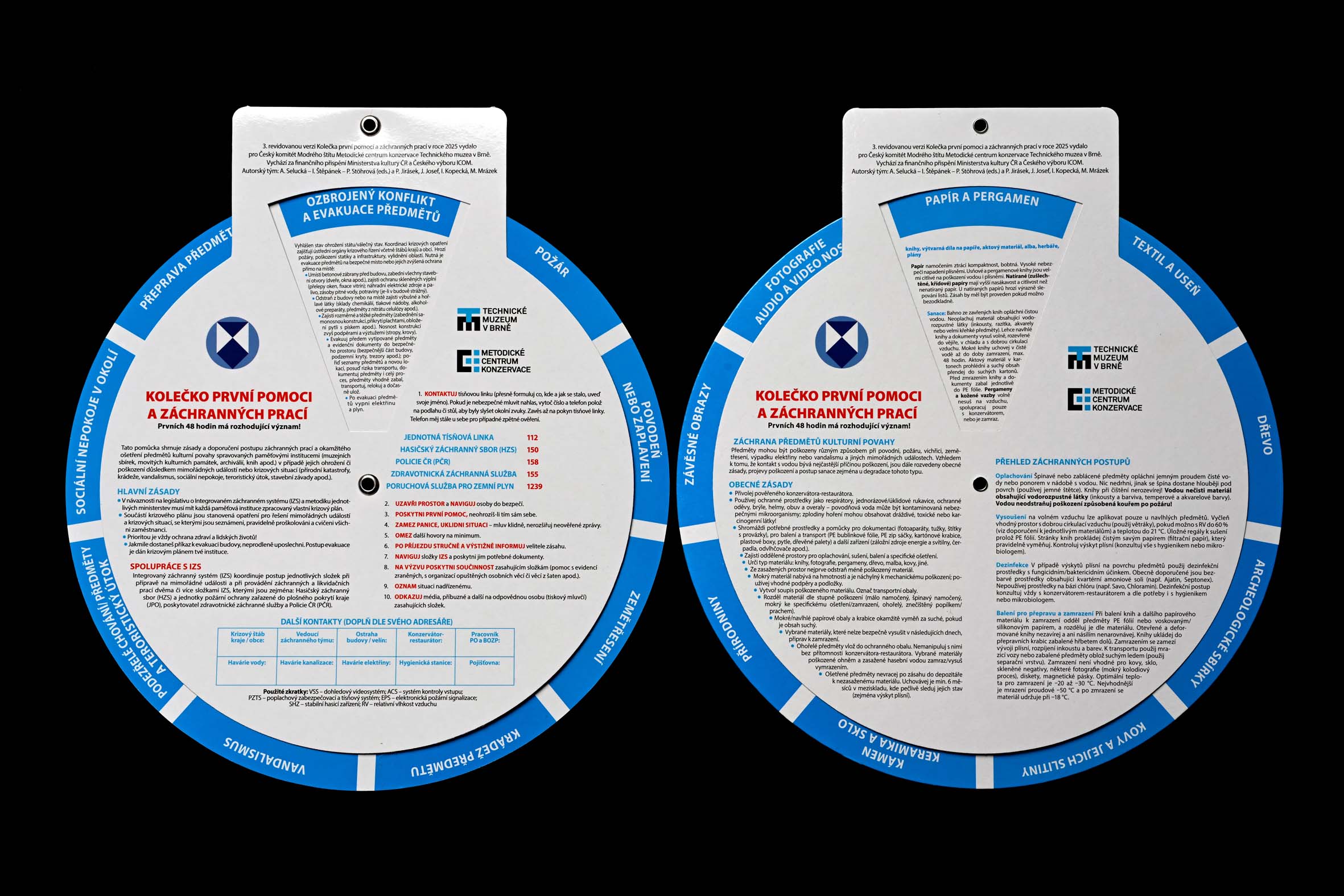 Kolečko první pomoci a záchranných prací