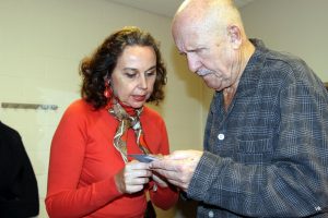 Markéta Slepčíková s Petrem Nárožným