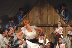 DS Krakonoš Vysoké nad Jizerou, Ernest Bryll a Katerzina Gärtnerová: Malované na skle. Překlad Jaromír Nohavica a Renata Putzlacher-Buchtová, režie Marie Trunečková, choreografie Martin Pacek, hudební nastudování Adam Bartoň, režijní poradce Milan Schejbal, scéna Vladimír Brtek, Josef Hejral a Václav Hejral, kostýmy Ivana Růžičková, Věra Preisslerová a Marie Zajíčková. Premiéra 8. dubna 2012.