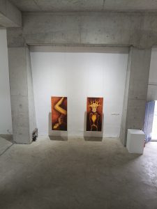 CCC Gallery, Shounzunag stree., Beijing - instalace obrazů
